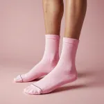 pink ankle socks image